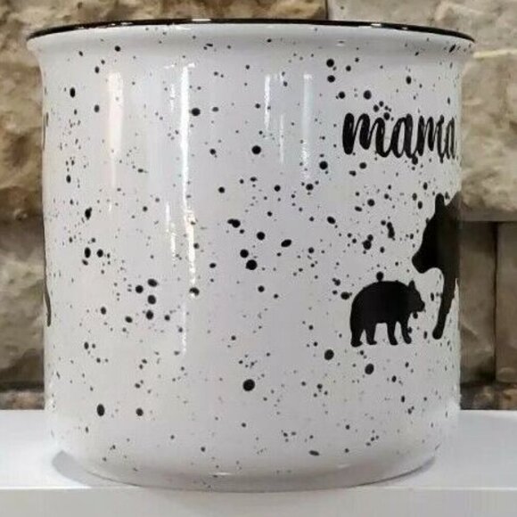Mama bear Coffee Mug, Hot Cocoa, Hot Tea Mommy Bear and Cub - Picture 2 of 6